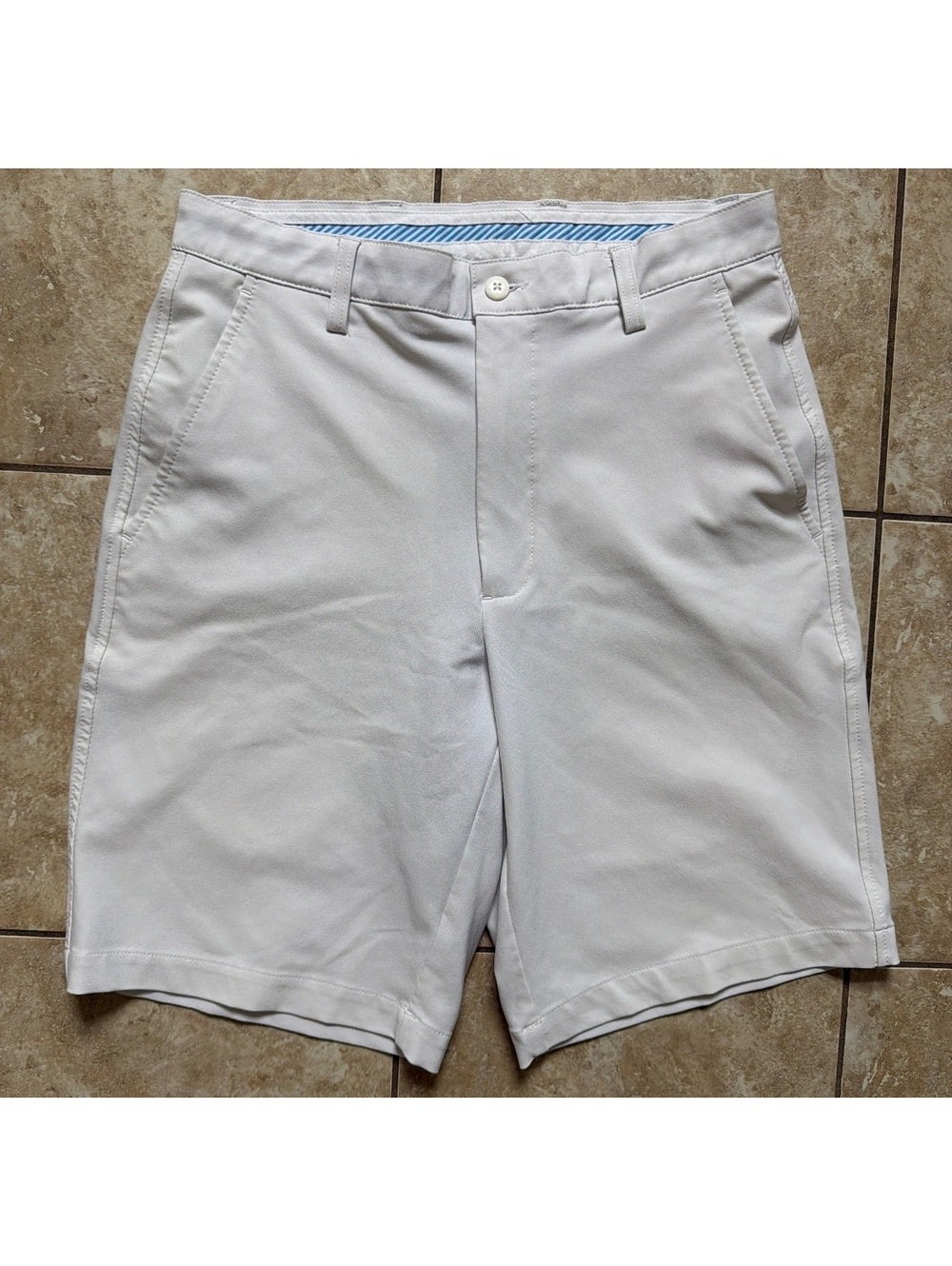 30x10 - Men - FJ Footjoy White Golf Shorts